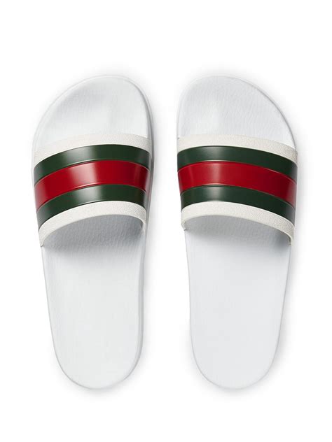 gucci slides white cheap